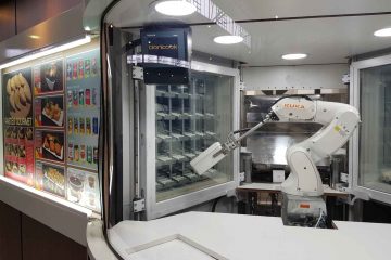 Bionicook fast food machine: the robot cooks and serves on demand